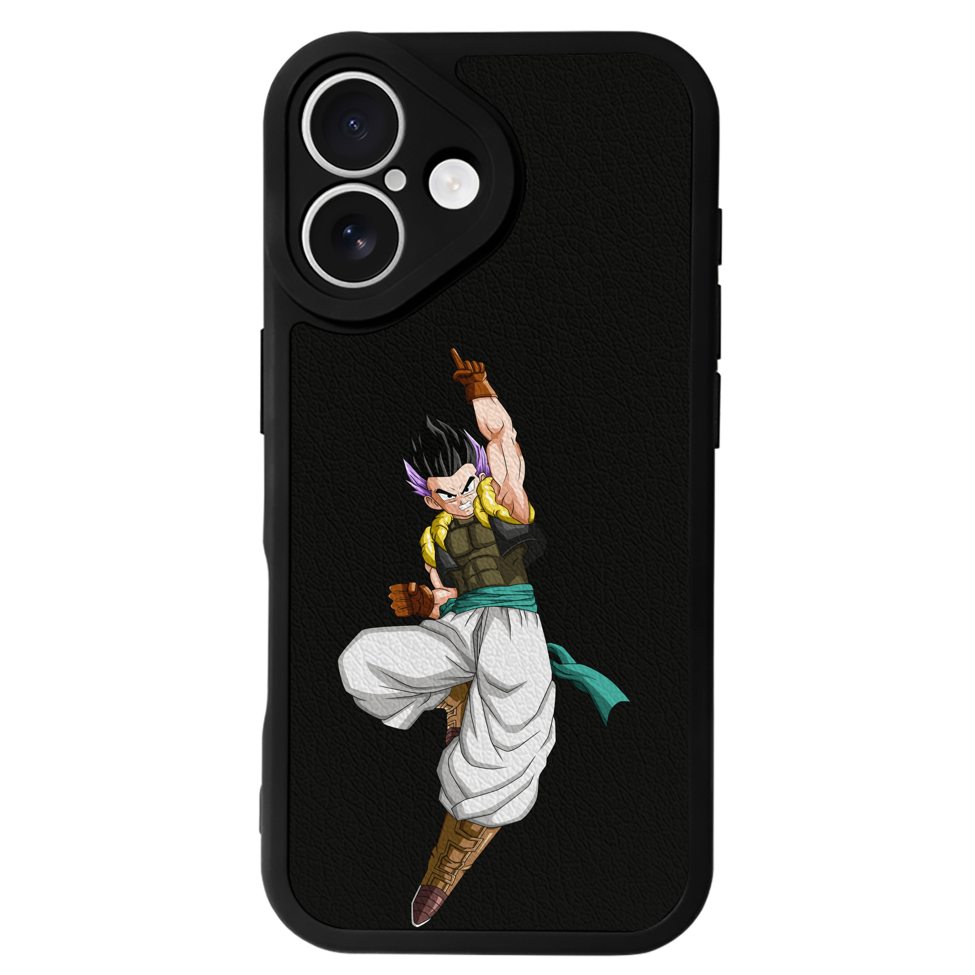 （画像用） ドラゴンボール 孫 悟飯（そんごはん）DRAGON BALL Son Gohan 【iPhone 16シリーズ対応】シリコンスマホケース（レザー調） 材質：シリコン